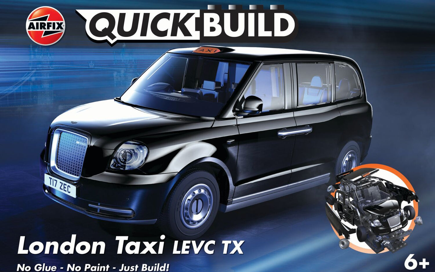 London Taxi LEVC TX QuickBuild Airfix