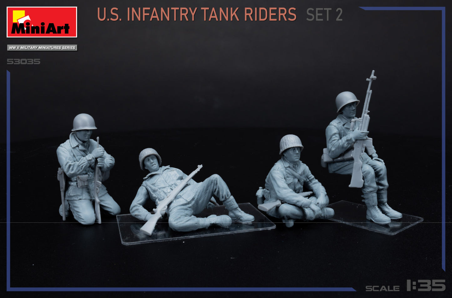 U.S. INFANTRY TANK RIDERS. SET 2 53035
