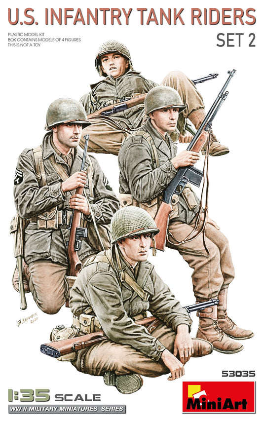 U.S. INFANTRY TANK RIDERS. SET 2 53035