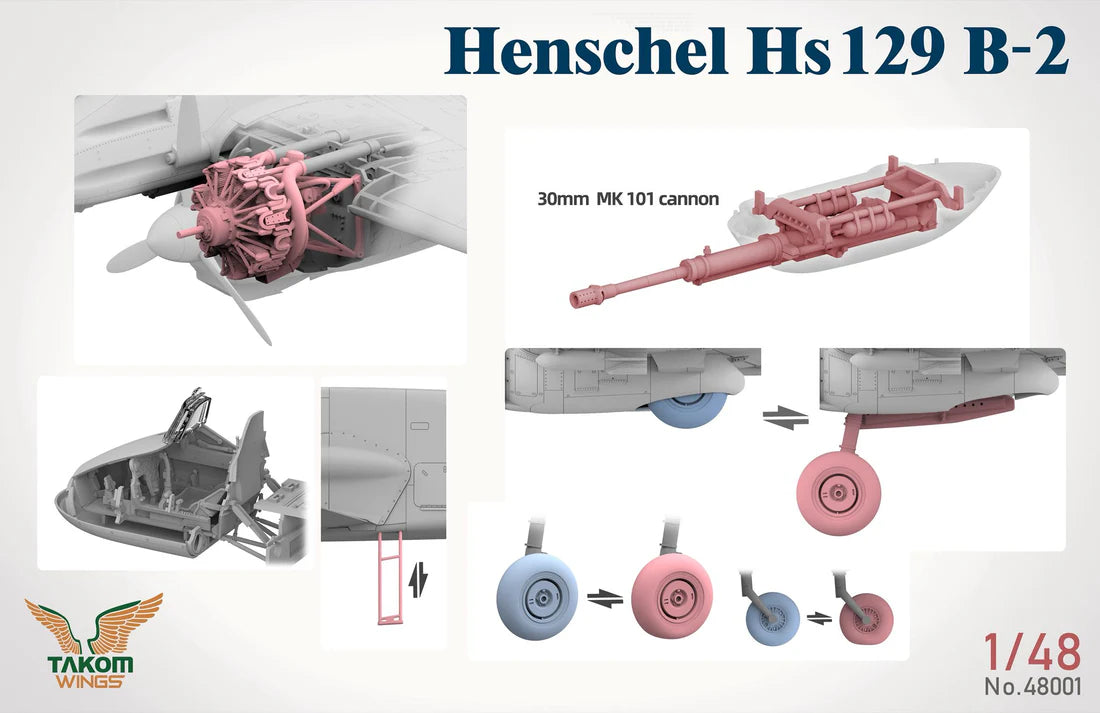 Henschel Hs 129 B-2 With Interior
