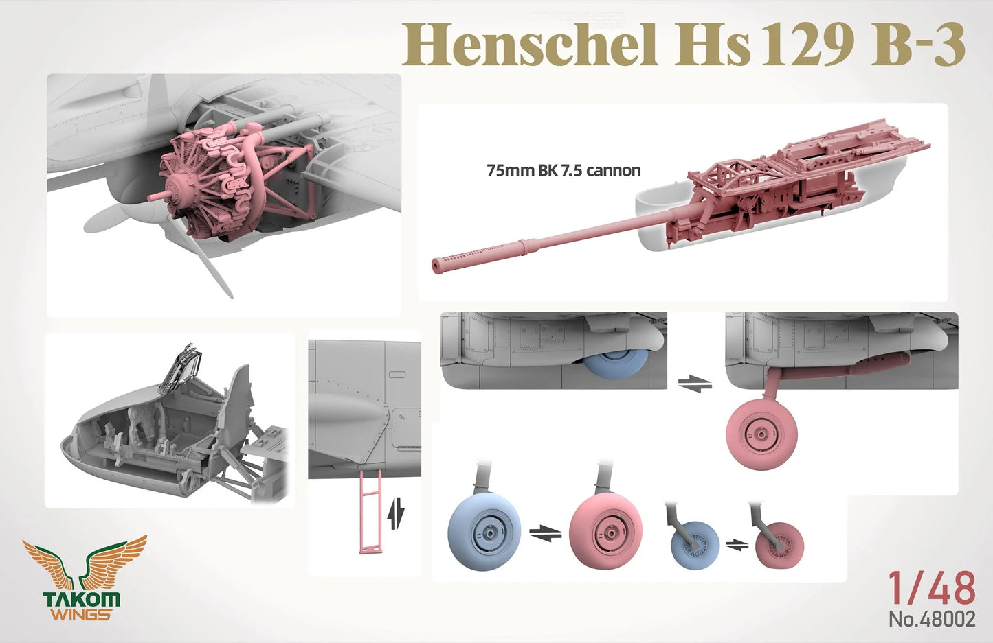 Henschel Hs 129 B-3 With Interior