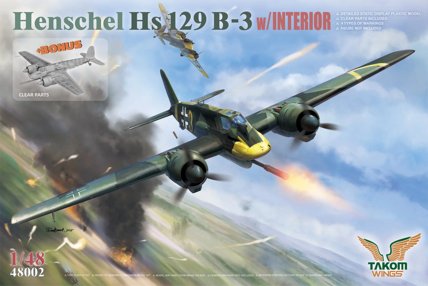 Henschel Hs 129 B-3 With Interior
