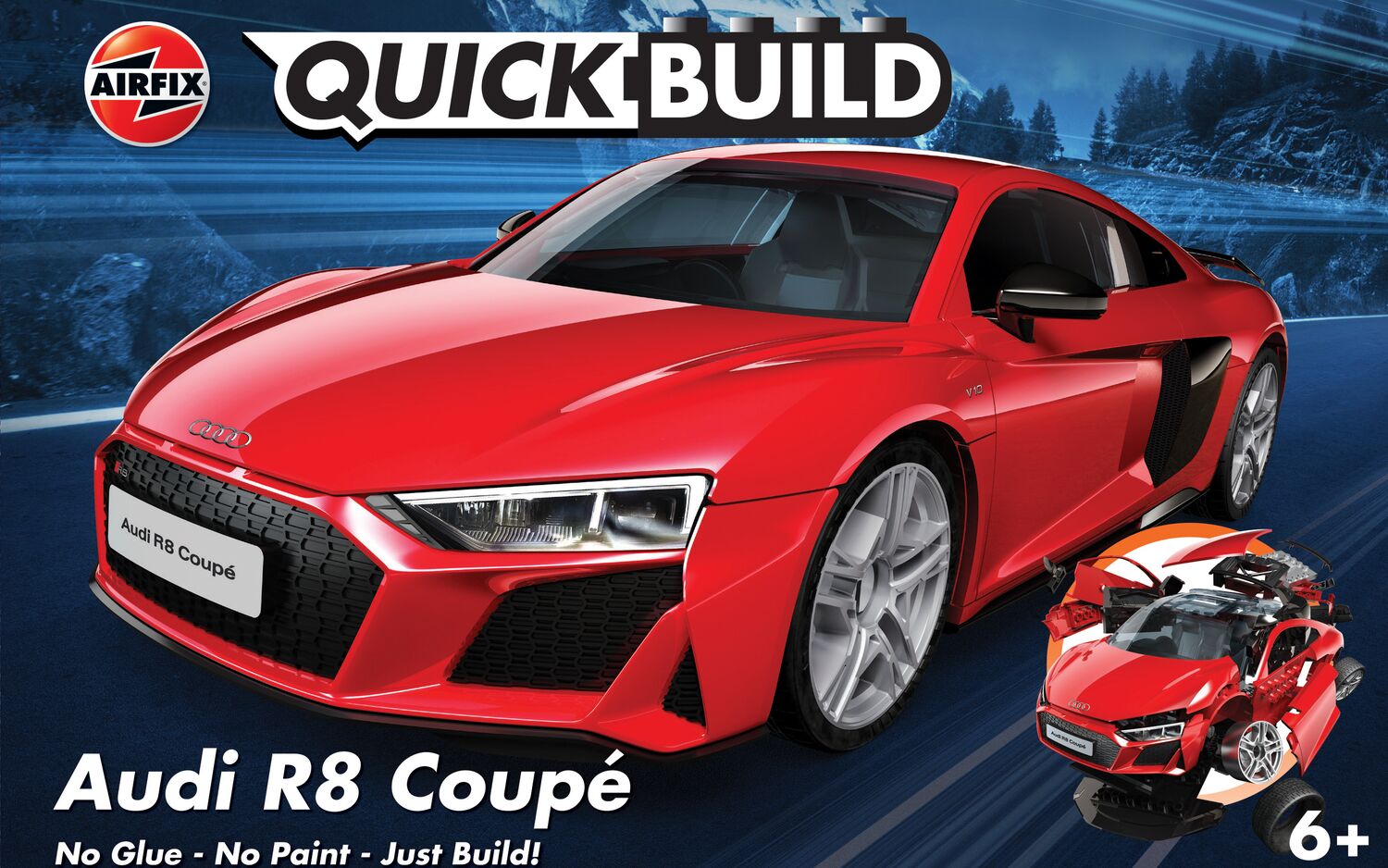 Fast Nick R8 Audi R8 Coupé QuickBuild Airfix – Kits Zaragoza