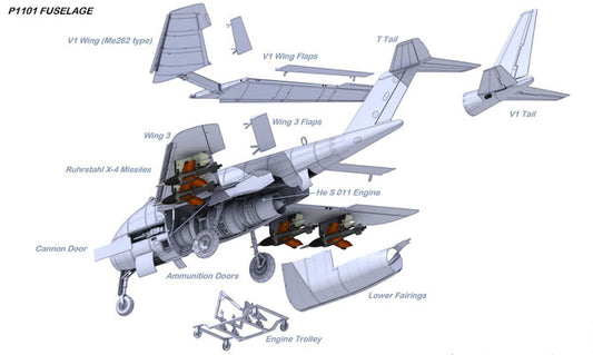 Das Werk 32002 Messerschmitt P.1101