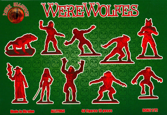 Dark Alliance Figures 1/72 WEREWOLVES Figure Set